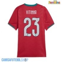 Camisa de time de futebol Portugal Vitinha #23 Replicas 1º Equipamento Feminina Mundo 2026 Manga Curta
